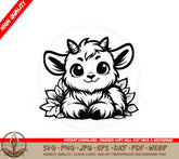 Autumn Goat - SVG PNG JPG AI PDF DXF EPS and WebP Digital Cut File
